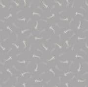Lewis & Irene - Light Years - 7134 - Grey Shooting Stars - 419.1 - Glow in the Dark Cotton Fabric