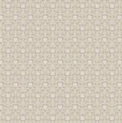 Lewis & Irene - Michaelmas - 6828 - Stylised Heart Floral in Taupe - A400.2 - Cotton Fabric