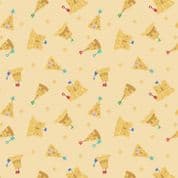 Lewis & Irene - Small Things By The Sea - 6599 - Sandcastles on Yellow - SM20.2 - Cotton Fabric