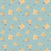 Lewis & Irene - Small Things By The Sea - 6600 - Sandcastles on Blue - SM20.3 - Cotton Fabric