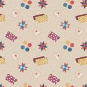 Lewis & Irene Small Things Craft - 7368 - Quilting on Natural SM36.1 - Cotton Fabric