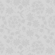 Lewis & Irene - Tiny Tonals - TT17.3 - Hummingbird Floral - Grey on Grey - Cotton Fabric