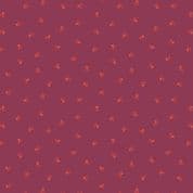 Lewis & Irene - Under The Oak Tree - 6898 - Clover Leaves on Burgundy - A395.2 - Cotton Fabric