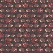 Lewis & Irene - Under The Oak Tree - 6905 - Hedgehogs on Very Dark Brown - A397.3 - Cotton Fabric
