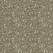 Lewis & Irene - Winter in Bluebell Wood - 6689 - Mistletoe on Brown - C43.2 - Cotton Fabric