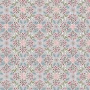 Lewis & Irene - Winter in Bluebell Wood - 6695 - Winter Floral on Grey - C45.2 - Cotton Fabric