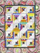 Lickety Split Log Cabin Quilt