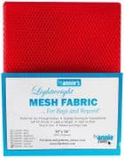 Lightweight Mesh Fabric - Atom Red