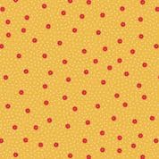 Little Matryoshka - 7966 - Daisy Dot on Yellow - A567.2 - Cotton Fabric