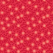 Little Matryoshka - 7972 - Matryoshka Floral on Red - A569.2 - Cotton Fabric