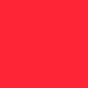 Makower Spectrum - R05 - Poppy Red - Solid Plain Cotton Fabric