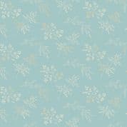 Makower UK - Bluebird - Edyta Sitar - 7749 - Delicate Fronds on Blue  - 9454_LB - Cotton Fabric