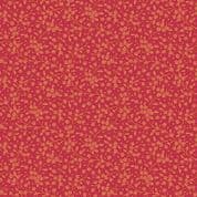 Makower UK - Flower Box - 8865 - Jasmine on Red - 1017 R - Cotton Fabric