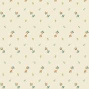 Makower UK - Flower Box - 8867 - Flower Buds on Cream - 1018 L - Cotton Fabric