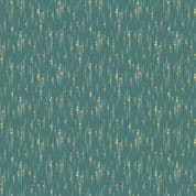 Makower UK - Flower Box - 8875 - Cascade on Teal - 1020 T - Cotton Fabric