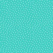 Makower UK - Star Bright - 7171 - White Stars on Light Teal Background - 9166 T4 - Cotton Fabric