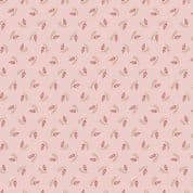 Makower UK - Super Bloom - 7118 - Hops on Pink Tuberose Background - 9458E - Cotton Fabric