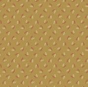 Makower UK - Super Bloom - 7119 - Hops on Dark Khaki Background - 9458LN - Cotton Fabric