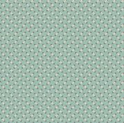 Makower UK - Super Bloom - 7120 - Sweet Pea on Dusty Blue Background - 9459B - Cotton Fabric