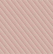 Makower UK - Super Bloom - 7127 - Red Pink Raindrops on Cream Background - 9463E - Cotton Fabric