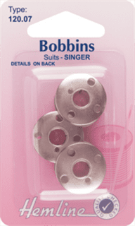 Metal Bobbins - Singer Class 66