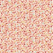 Michiko 7495 - Makower 2335.Q - Small Floral on Cream Cotton Fabric