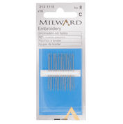 Milward Embroidery Needles - Size 8