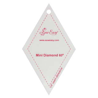 Mini Diamond 60 Deg Ruler 2.9