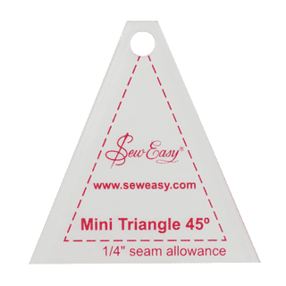 Mini Triangle 45 Deg Ruler 5.25