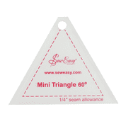 Mini Triangle 60 Deg Ruler 5.25" x 2.5"
