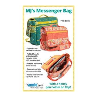 MJ's Messenger Bag - Bag Sewing Pattern - byAnnie.com - PBA261