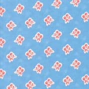Moda - Catalina by Fig Tree - 7252 - Red Cherries on Sky Blue Background - 20373.13 - Cotton Fabric