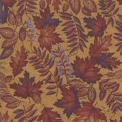 Moda - Country Charm by Holly Taylor - 7053 - Foliage on Pumpkin - 6791 14 - Cotton Fabric