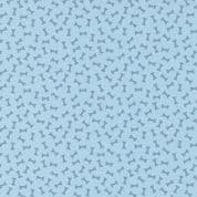 Moda Dog Daze - 8661 - Sky Blue Dog Bones by Stacy Iest Hsu - 20844 15 - Cotton Fabric
