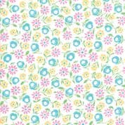 Moda - Good Day - 6791 - Modern Floral, Bursting Blooms on White - 22372 11 - Cotton Fabric