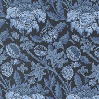 Moda Morris Meadow - 8630 - Kelmscott Blue by Barbara Brackman - 8370 15 - Cotton Fabric