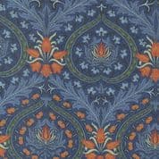 Moda Morris Meadow - 8637 - Woad by Barbara Brackman - 8372 14 - Cotton Fabric