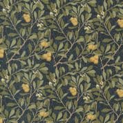 Moda Morris Meadow - 8646- Damask Black by Barbara Brackman - 8373 21 - Cotton Fabric