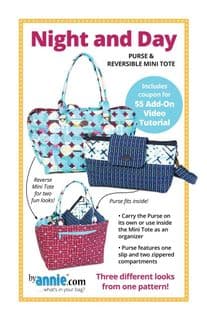 Night and Day - Bag Sewing Pattern - byAnnie.com - PBA298