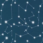 Nocturnal - 8060 - Constellations on Dark Blue - Moda 48333.17 - Cotton Fabric