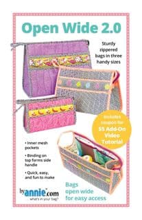 Open Wide 2.0 - Bag Sewing Pattern - byAnnie.com - PBA246-2