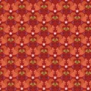 Orchard by Lewis & Irene - 7354 - Red Squirrels on Red  A499.2 - Cotton Fabric