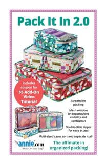Pack It In 2.0 - Bag Sewing Pattern - byAnnie.com - PBA253-2