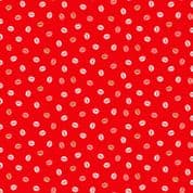 Pamper 7460 - Makower 2312.R- Lips on Red Cotton Fabric
