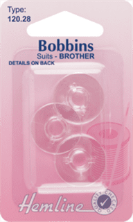 Plastic Bobbins - Brother Drop-In