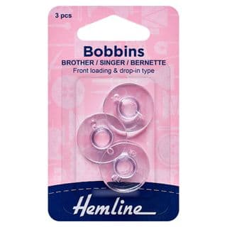 Plastic Bobbins - Brother (Vertical)