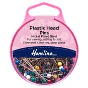 Plastic Head Pins - 58mm x 0.38mm