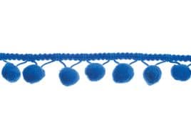 Pom Pom Tape - 20mm Wide - Blue