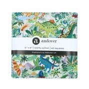 Prehistoric Charm Pack by Makower UK