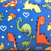 Printed Anti-Pill Fleece  - Dinosaurs - 150cm wide